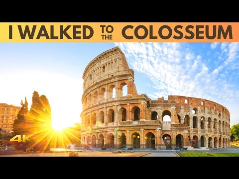 Walking to the Colosseum, Rome