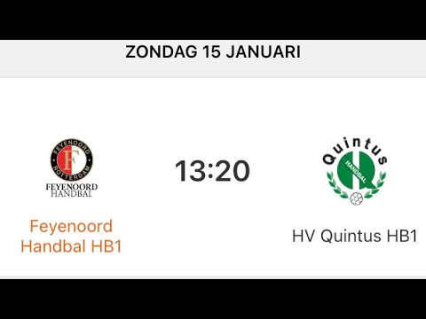 Feyenoord Handbal - HV Quintus HB1