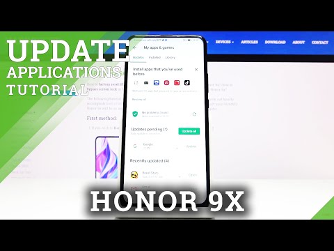 How to Update Apps in HUAWEI Honor 9x – Download Newest App Versions