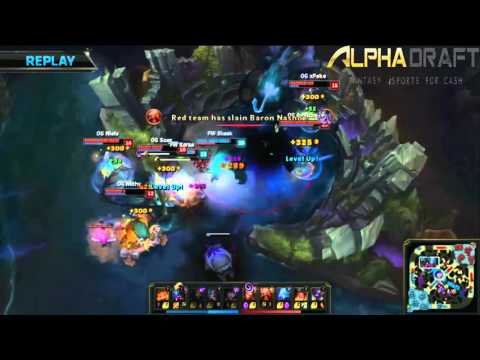sOAZ PENTAKILL (Darius)! FW vs OG - S5 Worlds 2015