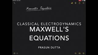 Classical Electrodynamics: Lecture 1