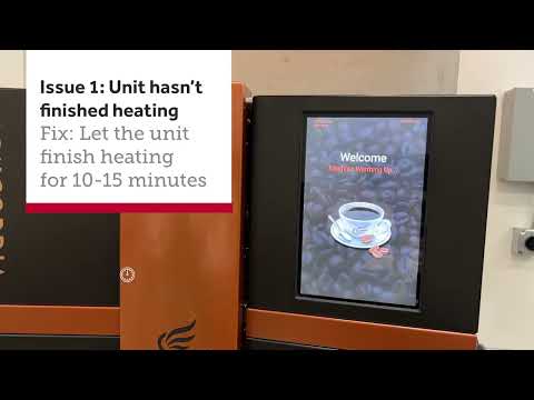 Concordia XpressTouch Coffee Machine Error Codes