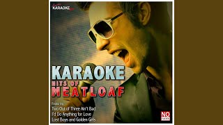 Life Is a Lemon (In the Style of Meatloaf) (Karaoke Version)
