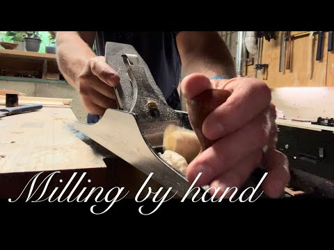 Milling Kumiko strips by hand