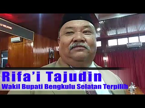 Rifai Tajudin Wakil Bupati Bengkulu Selatan Terpilih