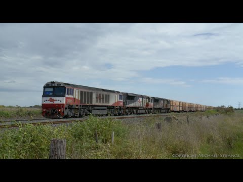 1PM9 SCT Container & Boxcar Mixed Freight Train - PoathTV Australian Railways