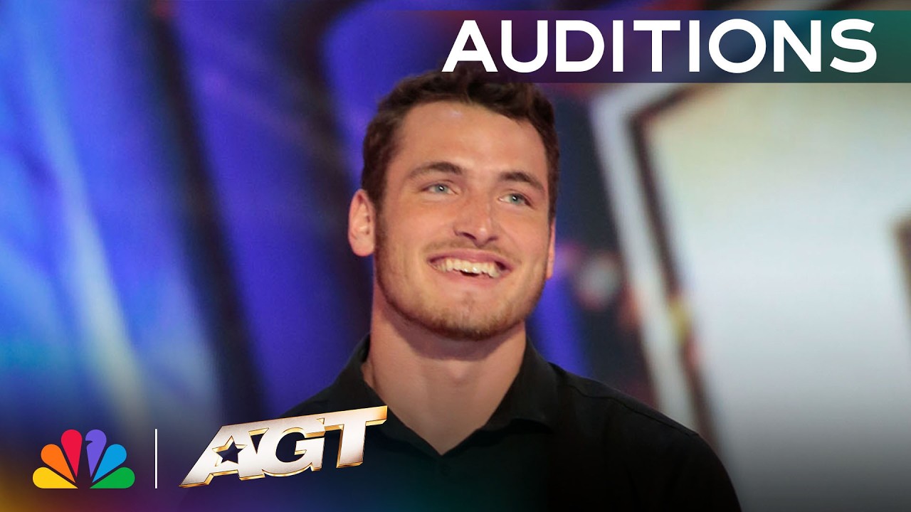 Nolan Ross Palmer’s Hot Dogs Catch FIRE! | Auditions | AGT 2026 thumbnail