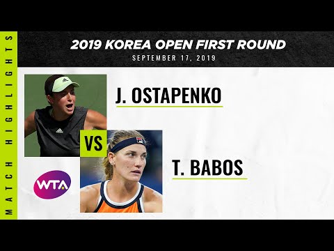 Jelena Ostapenko vs. Timea Babos | 2019 Korea Open | WTA Highlights