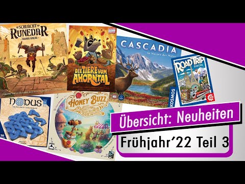 Brettspiel - Frühjahrs Neuheiten 2022 - Überblick Teil 3 - Spiel doch mal!