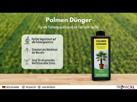 Organischer Palmendünger Hanfpalmen Yucca MADE IN GERMANY Dünger Palme Drinnen & Draußen