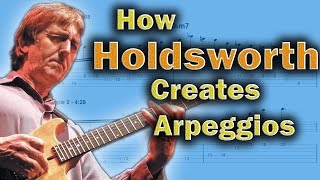 Allan Holdsworth - This Is How He Uses Arpeggios In A Solo