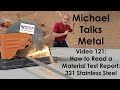 How Do You Read A Milll Test Report How To Read An MTR What Is A Material Test Rerport