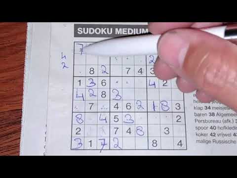 Don’t practice until you get it right....(#1020) Medium Sudoku puzzle. 06-22-2020