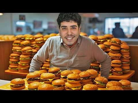 THE MAN WHO EAT ONLY HAMBURGERS FOR A WEEK!