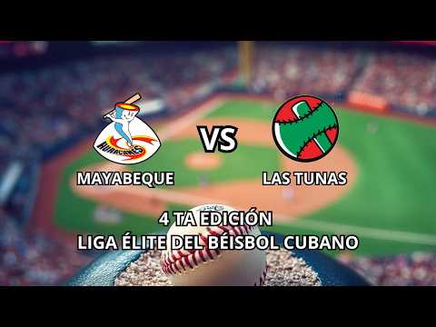 EN VIVO Liga Elite de beisbol 2do Juego Mayabeque vs Las Tunas
