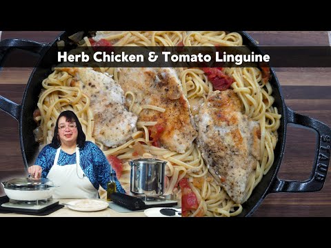 Herb Chicken and Tomato Linguine | Recipe Vault