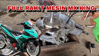 Download lagu Full turorial Rakit Mesin Mx King sampai mesin hidup #mxking  #jupitermxking  mp3