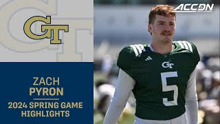 Georgia Tech QB Zach Pyron Impresses In Spring Game