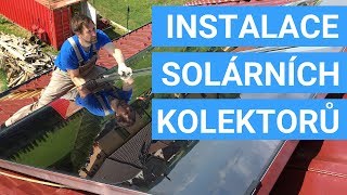 Instalace solárních kolektorů na ohřev vody