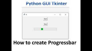 Progressbar in tkinter | Python Tkinter GUI Tutorial part18