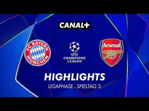 Highlights: Bayern München - Arsenal (3. Spieltag | UCL-Ligaphase)