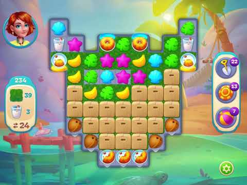 Hawaii Match-3 Mania Level 234 - No Boosters - FULL STORY - CaroGamesNL