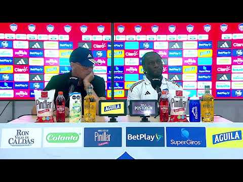 Rueda de prensa de Junior tras su partido con Boyacá Chicó