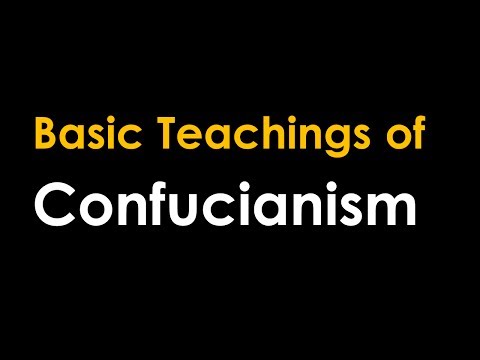 Basic Teachings of Confucianism