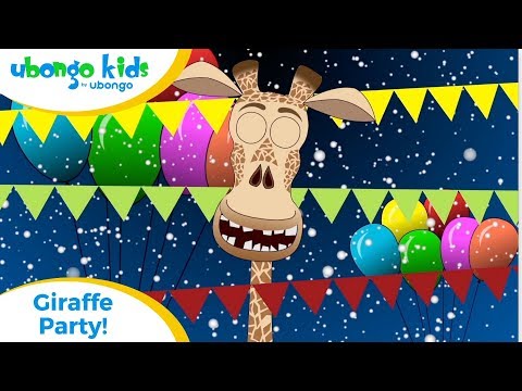 EPISODE 22: Giraffe Party! | Ubongo Kids | African Educational Cartoons