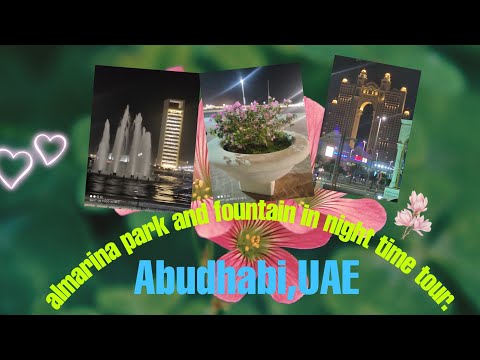 Almarina side.. night time tours-abudhabi UAE.❤️🤩