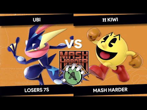 MASH HARDER - Ubi (Greninja) vs Ħ | Kiwi (Pac-Man) - Losers 7s