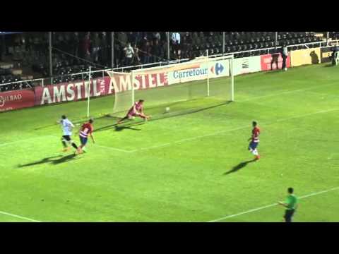 Chus Hevia hace el 3-0 FC Cartagena - Granada CF