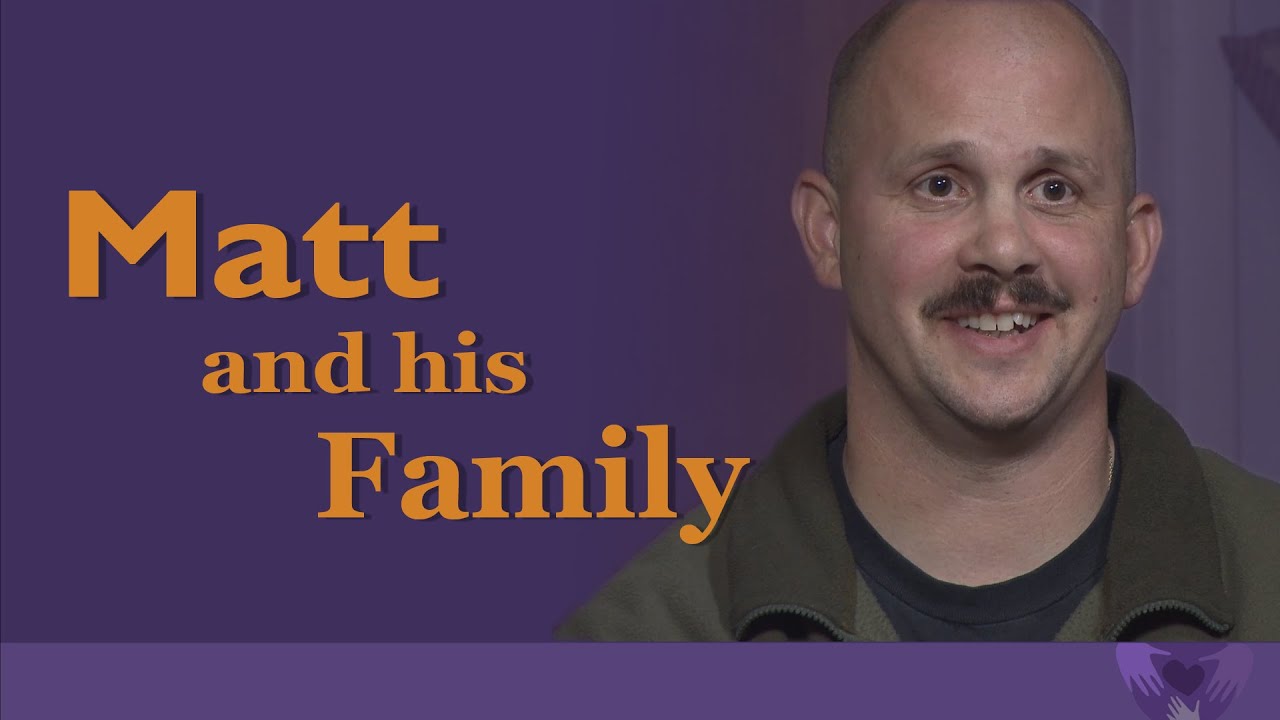 Matt and his family video placeholder