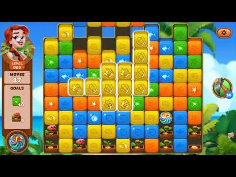 Lost Island Blast Adventure Level 668 - No Boosters