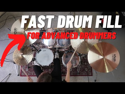 Fast Drum Fill for Advanced Drummers