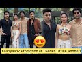 Divya Khosla Kumar Mezaan Jafri Pearl V Puri Promoting Their Film Yaariyaan2 At T Series Office