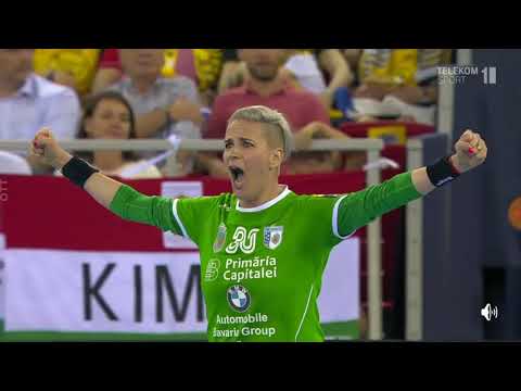 CSM Bucuresti - Gyor first half first semifinal Final 4 Budapest 2018