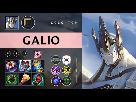 Galio Top vs Sett - KR Challenger Patch 26.01