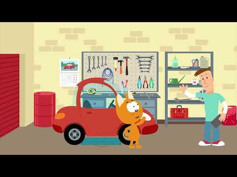 Magic garage Meow-meow Kitty - Part 1 | Cartoons for kids