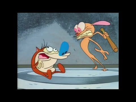 “I’ve had enough of your Tomfoolery!” (Ren murders Stimpy)