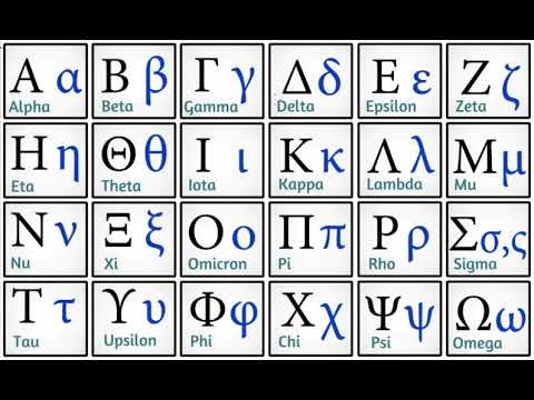 Alfabeto grego   pronúncia