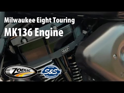 S&S MK136 ENGINE FOR MILWAUKEE EIGHT TOURING