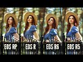 Comparing all 4 Canon Mirrorless Cameras EOS RP, R, R6 and R5