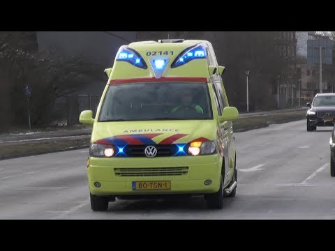 A1, Silverline Ambulance 02-141 Leeuwarden naar het MCL