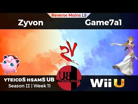 Smash Society S2W11 Reverse Mains LS: EC | Zyvon (Puff) vs Game7a1 (Zelda)
