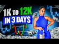 female trader turns 1k into 12k in 3 days jeremy cash