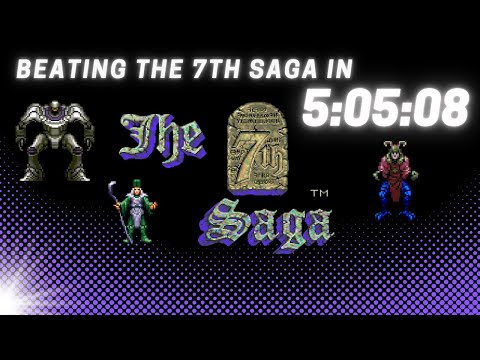 Beating The 7th Saga Using Lux's Tune-Up Glitch, 5h 5m #speedruning #retrogaming #snes