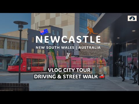 Newcastle NSW Australia 🇦🇺 | Vlog City Tour Driving & Street Walk 🚗