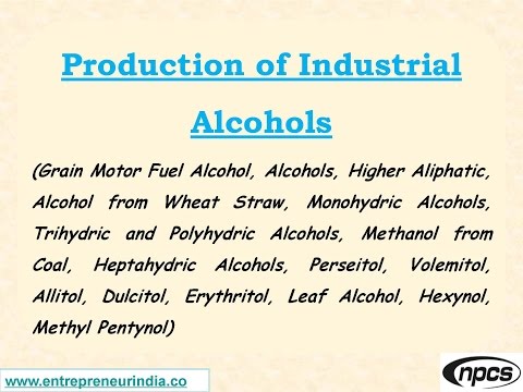 Industrial alcohol technology handbook