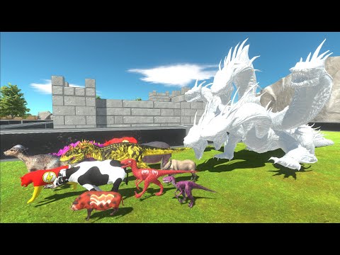 Escape from ALBINO HYDRA - Animal Revolt Battle Simulator